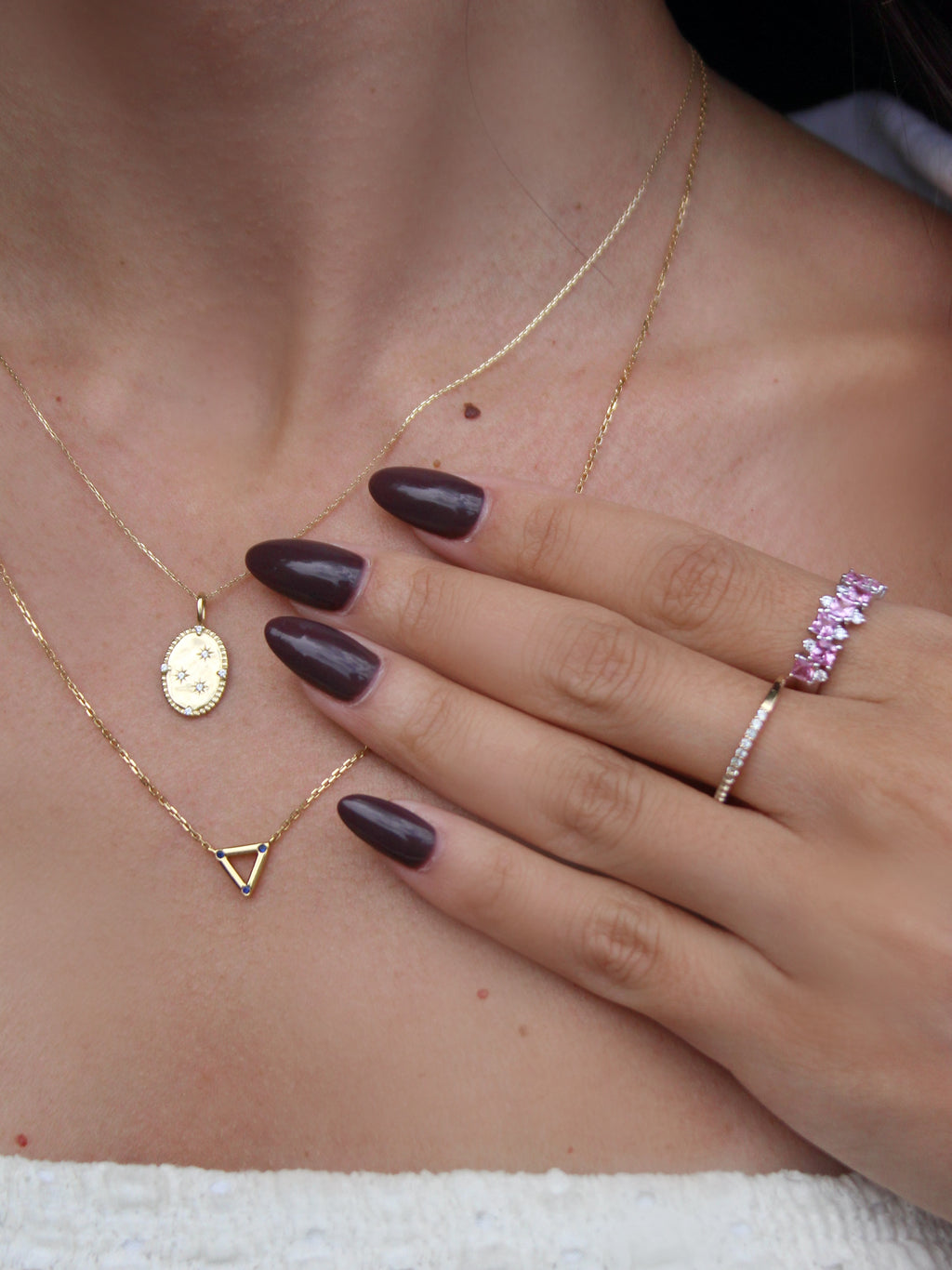 Eternal Petal Necklace in Solid Gold