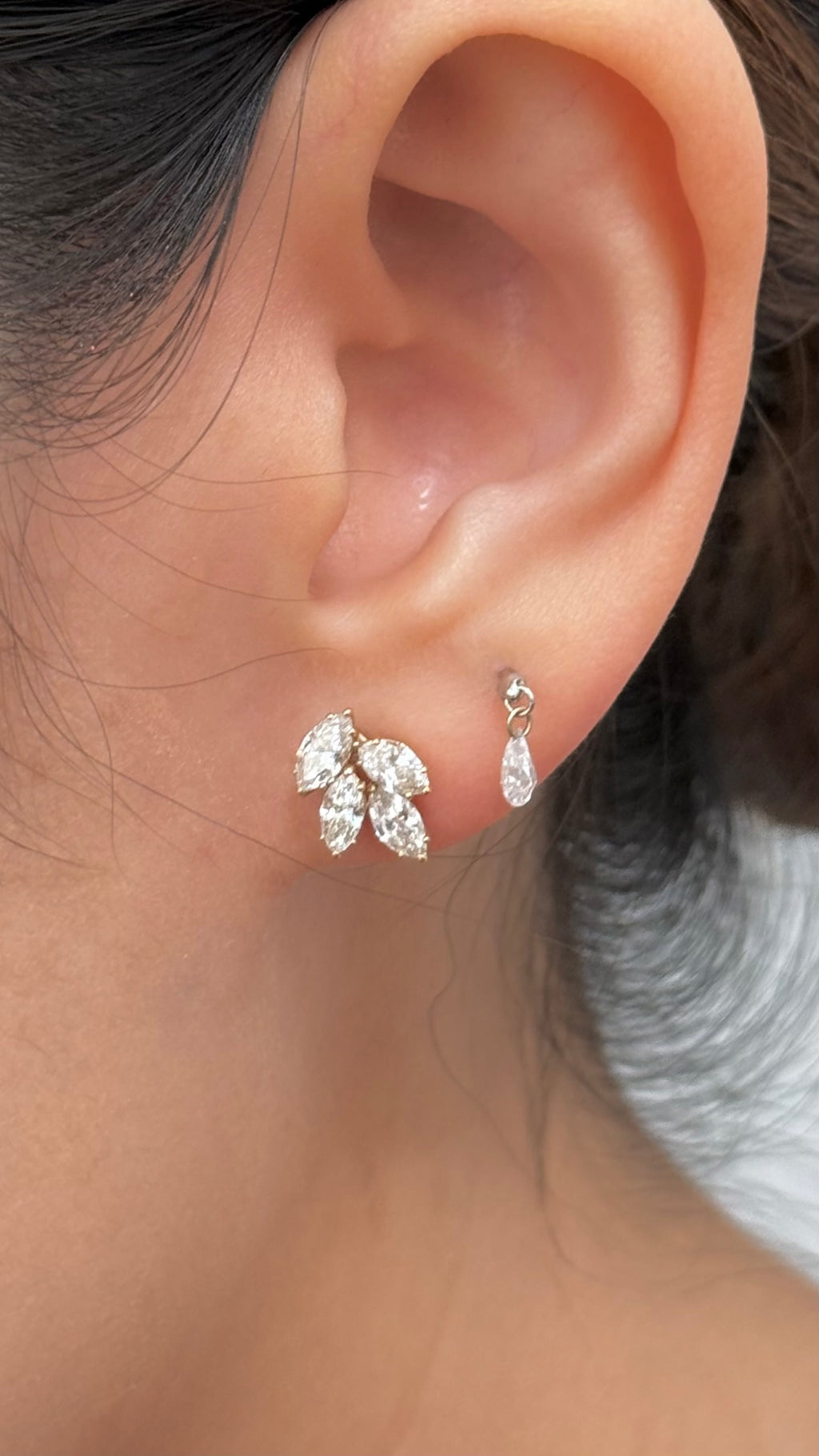 Élan Marquise Stud Earrings