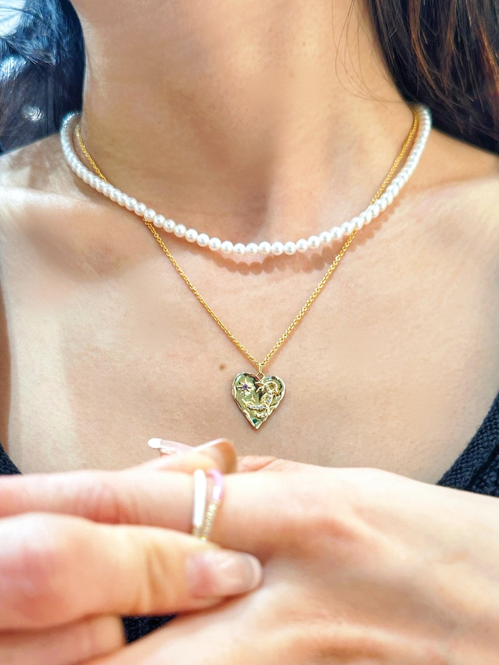 Serpent Constellation Amulet Necklace