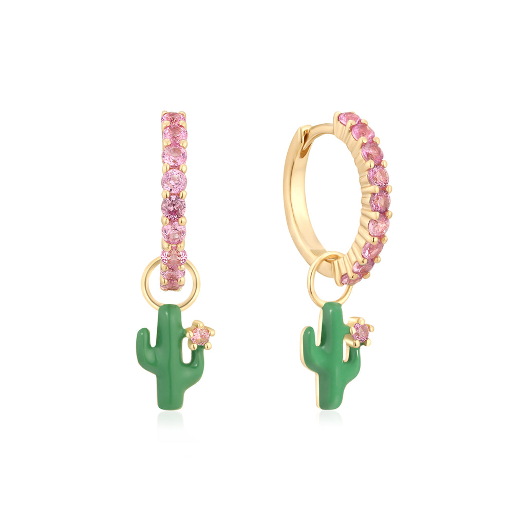 Cactus Enamel Charm