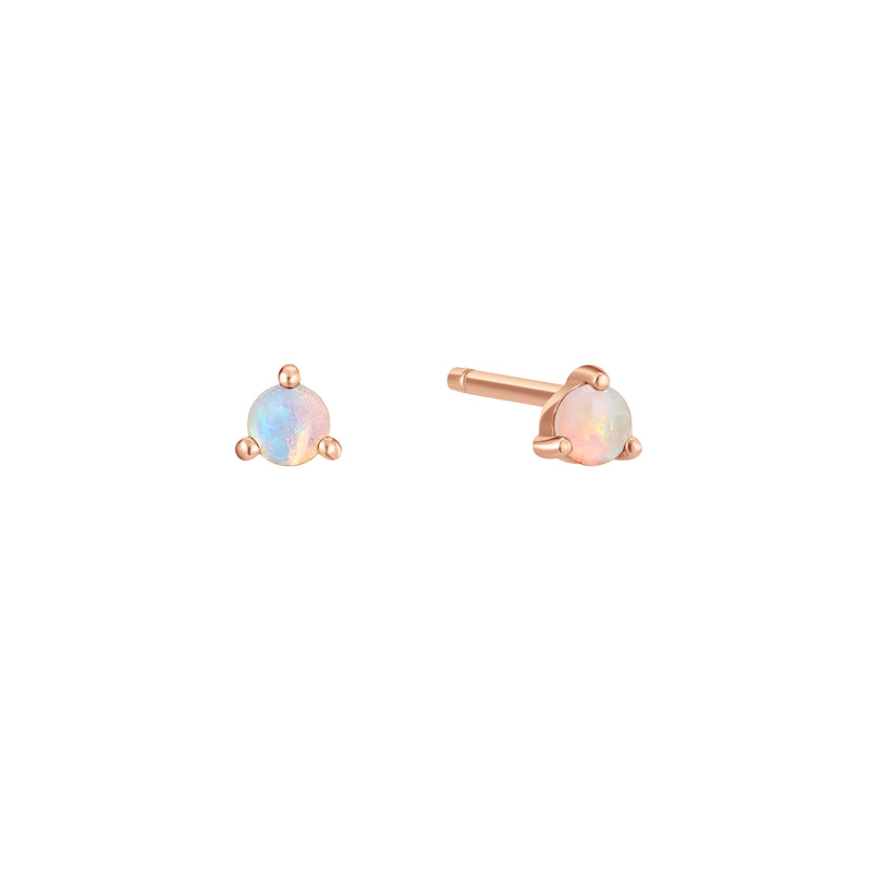 October Birthstone Stud Earring