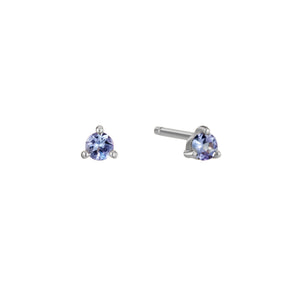 December Birthstone Tanzanite Stud Earring