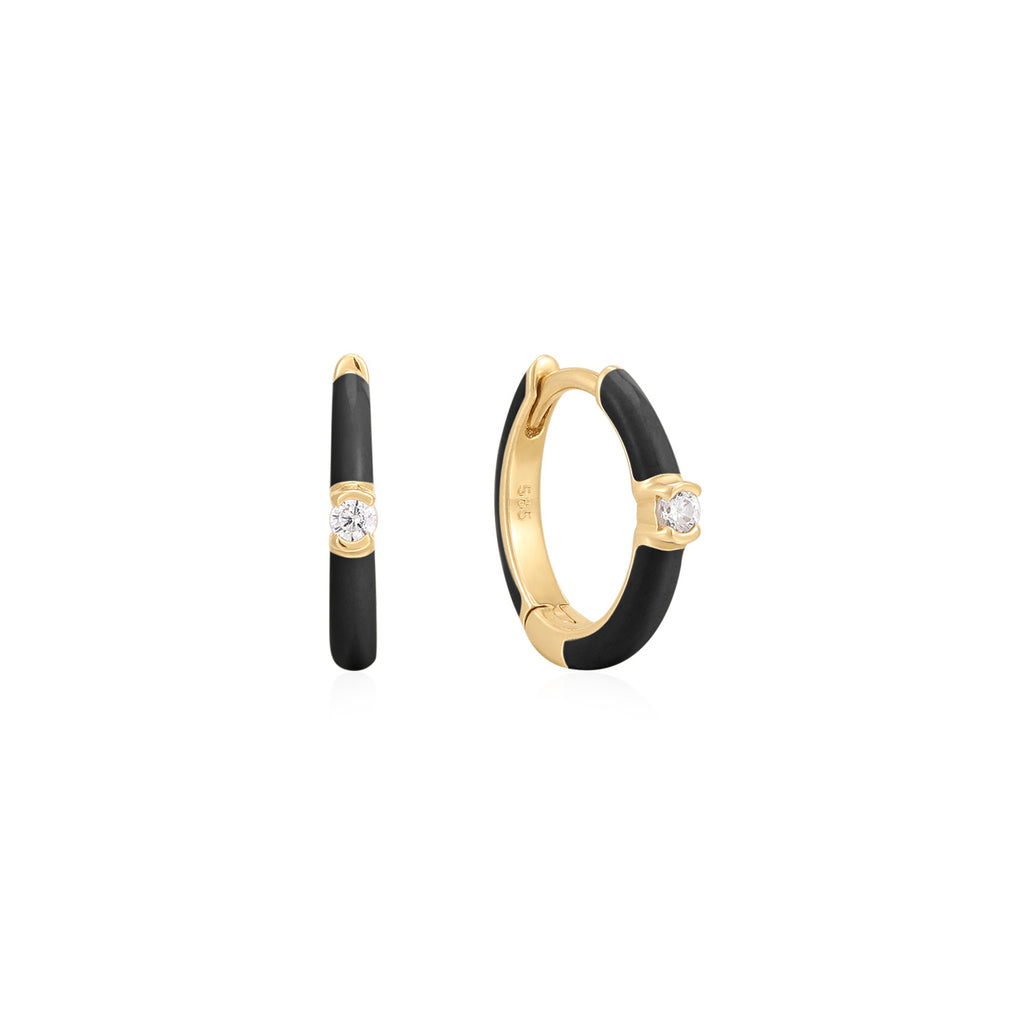 Round Huggie Earring