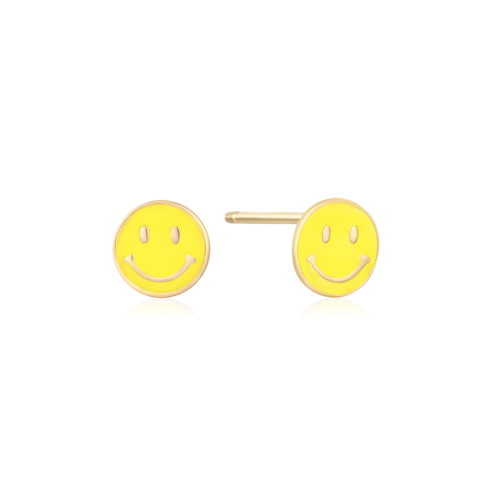 Smiley Stud Earring