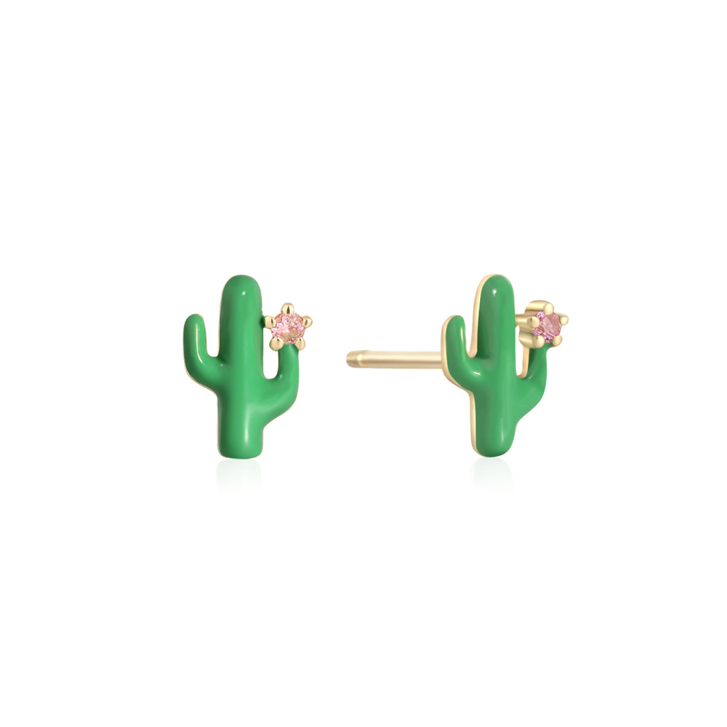 Cactus Stud Earring