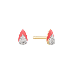Aqua Drop Stud Earring