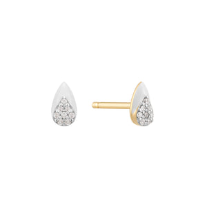 Aqua Drop Stud Earring