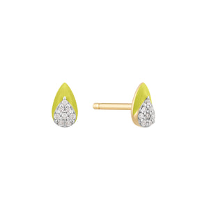 Aqua Drop Stud Earring