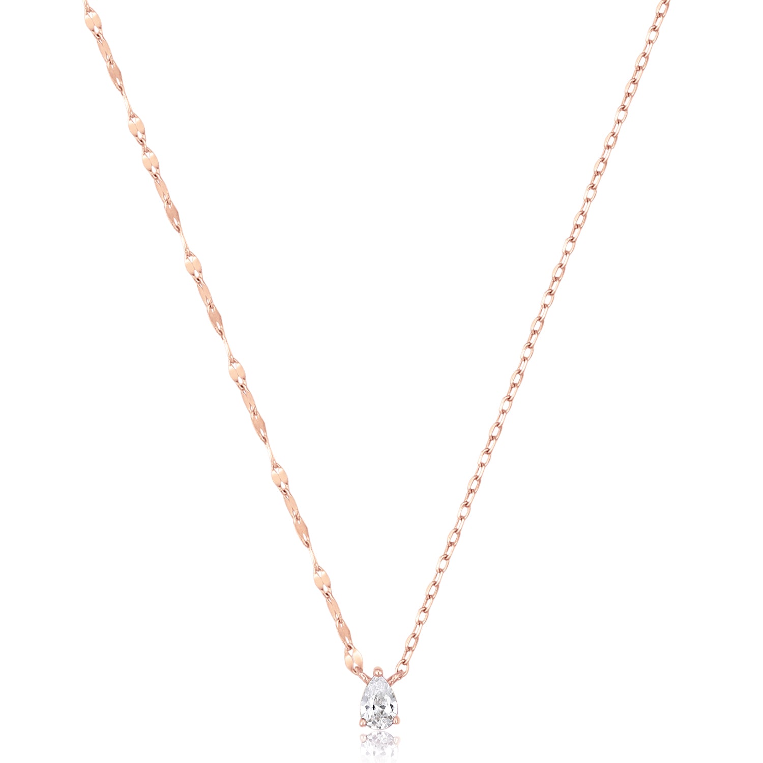 Double Chain Diamond Necklace