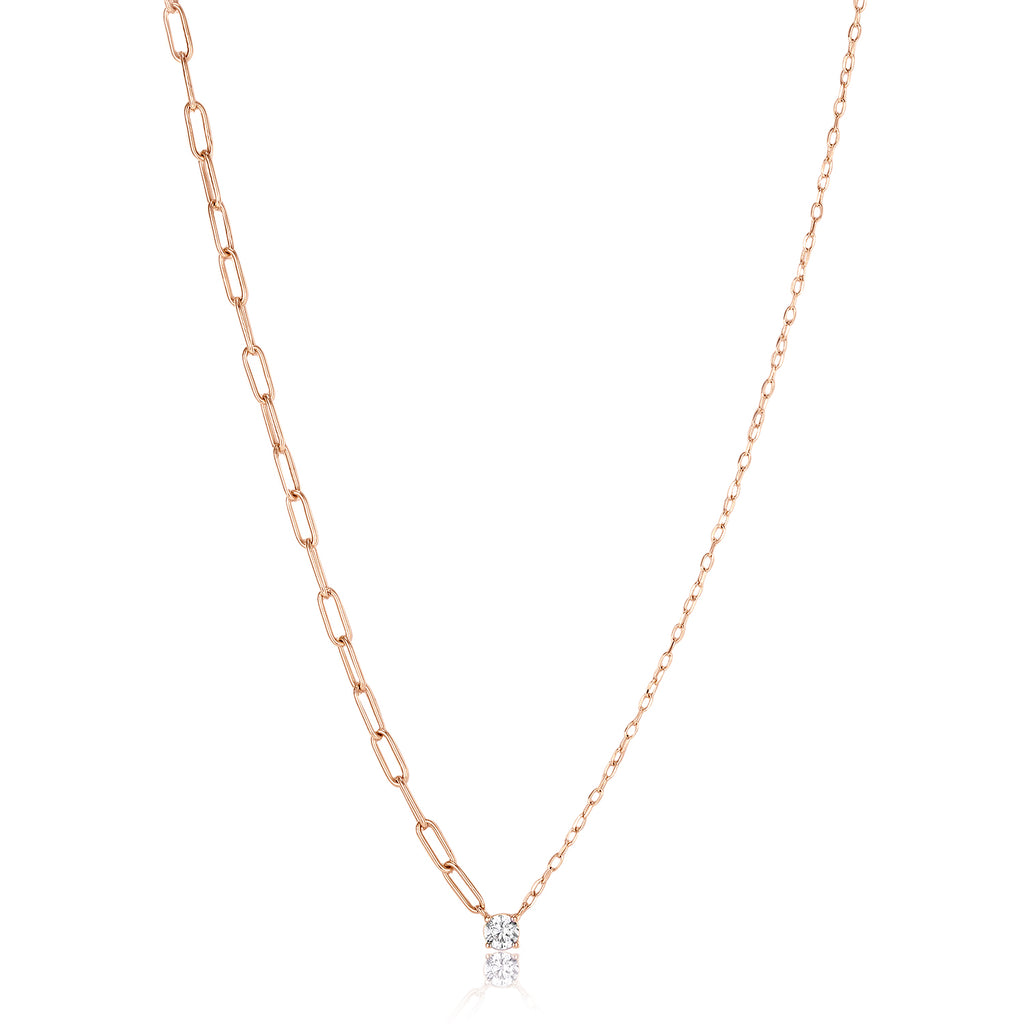 Duo Link Diamond Necklace