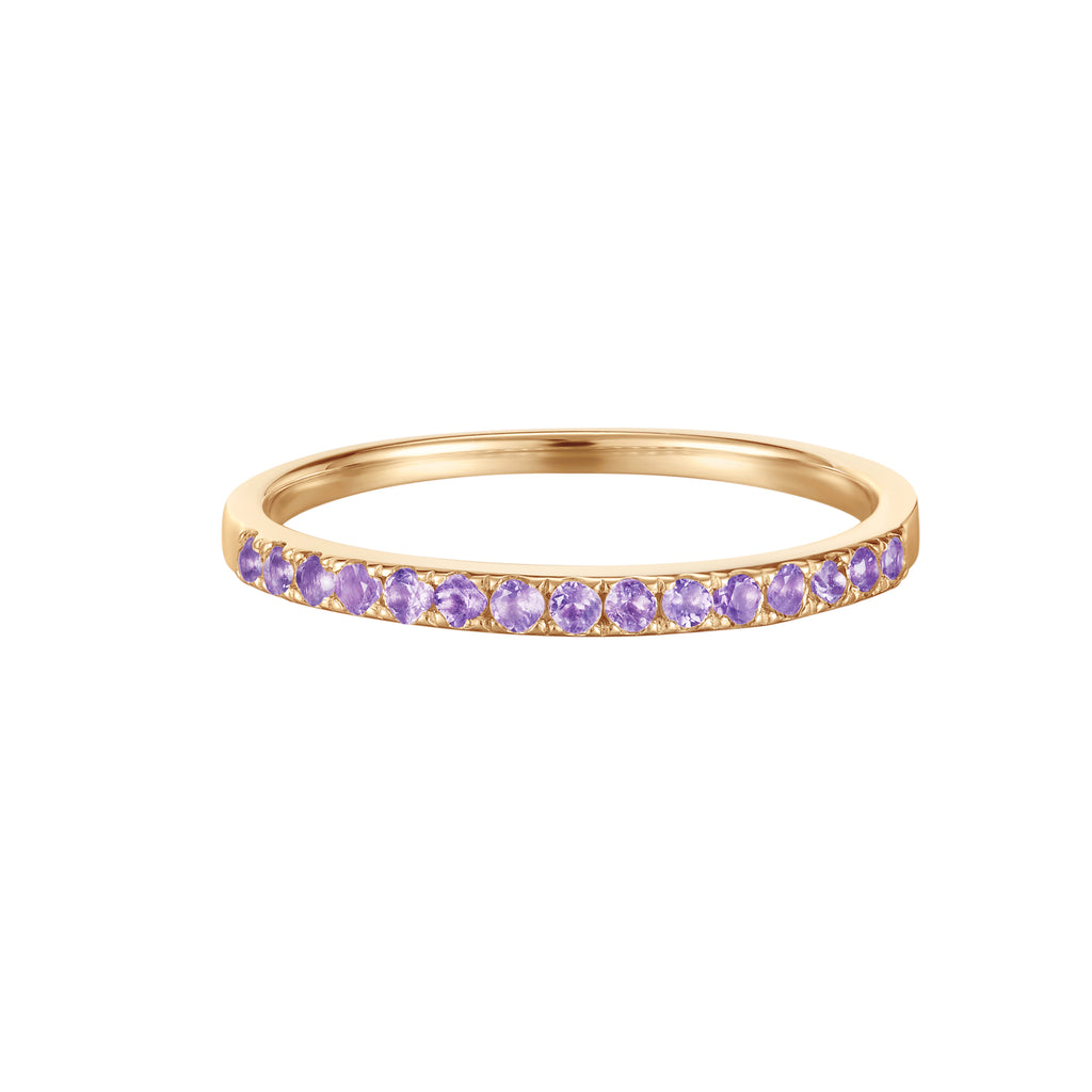 February Birthstone Eternity Ring