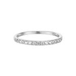 April Diamond Birthstone Eternity Ring