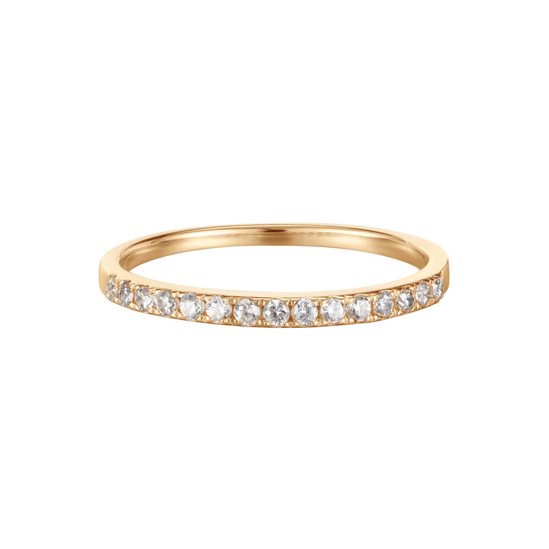 April Diamond Birthstone Eternity Ring