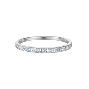 June Birthstone Moonstone Eternity Ring