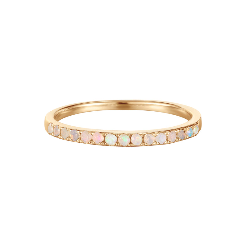 October Birthstone Eternity Ring