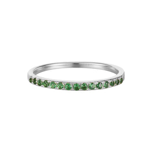 May Birthstone Eternity Ring