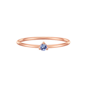 December Birthstone Tanzanite Solitaire Ring