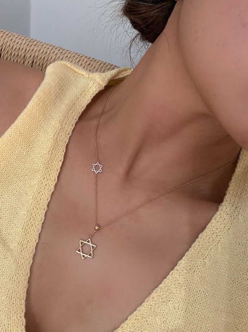 Harmony Two Star Necklace