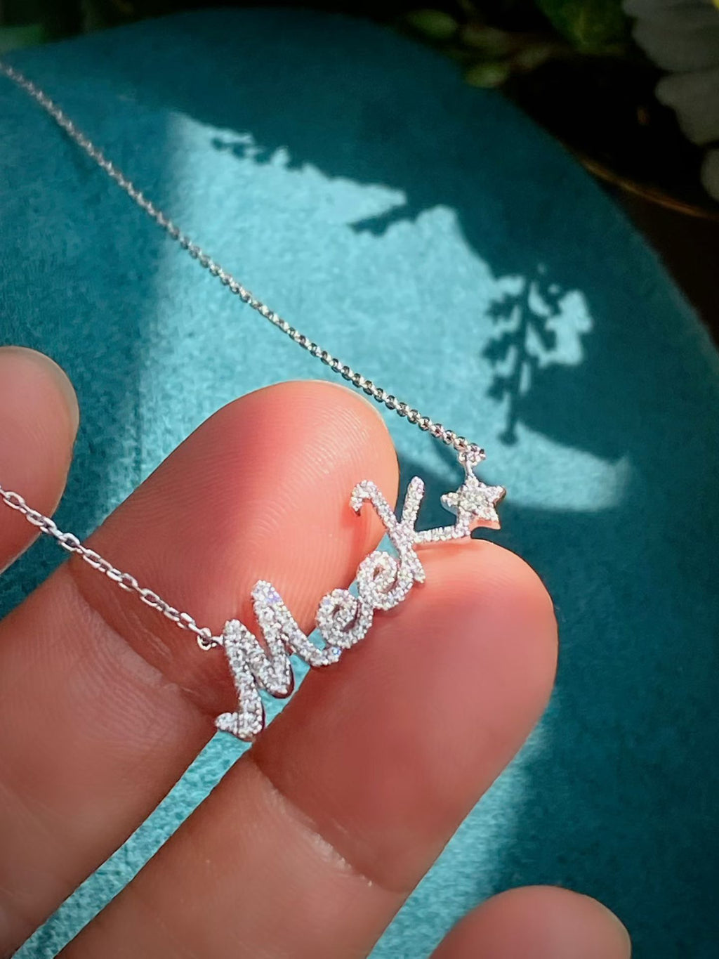 Dear Nameplate Necklace