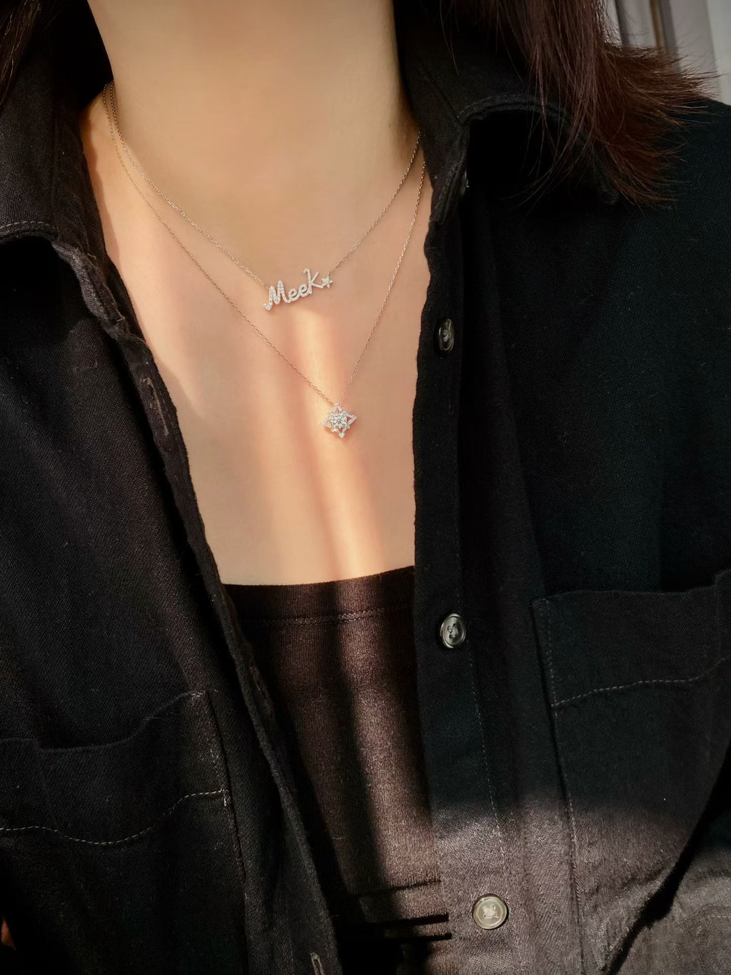 Dear Nameplate Necklace