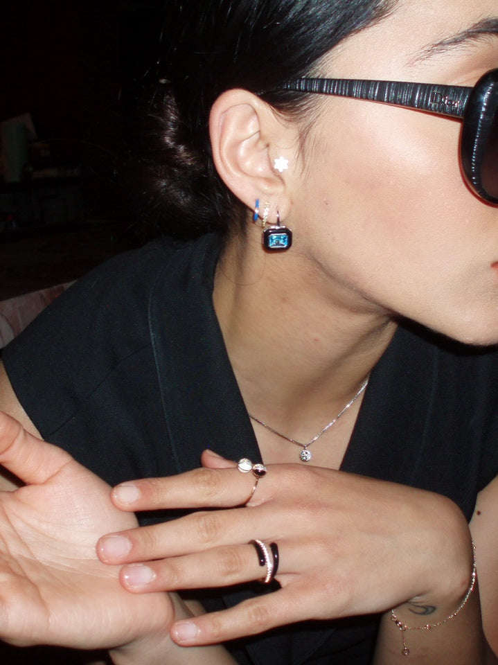Midnight Drop Earrings