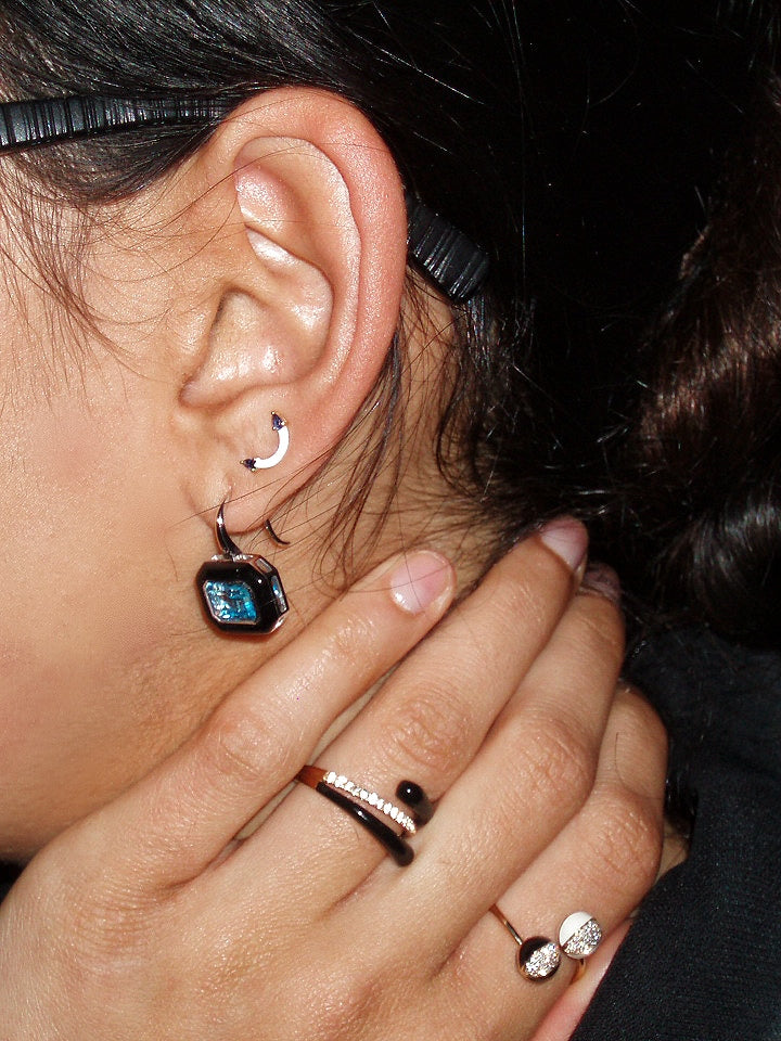 Midnight Drop Earrings