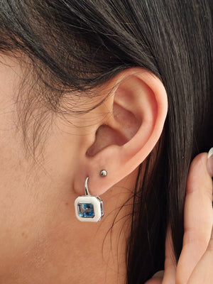 Dawn Drop Enamel Earrings