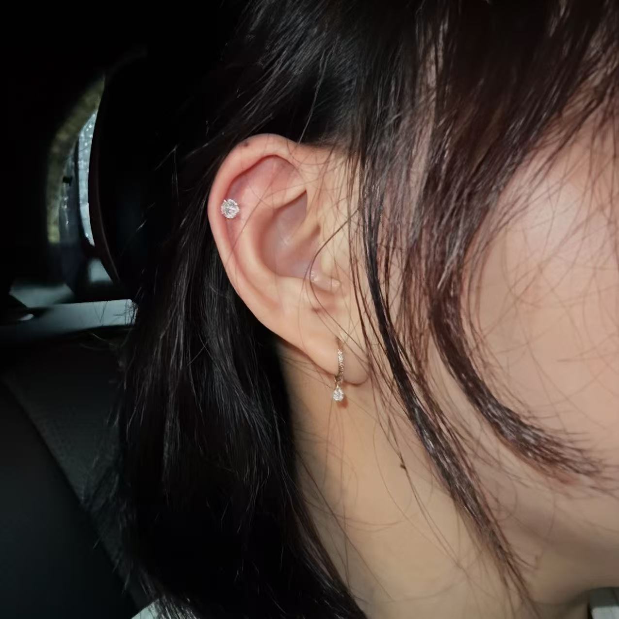 Clarté Diamond Hoop