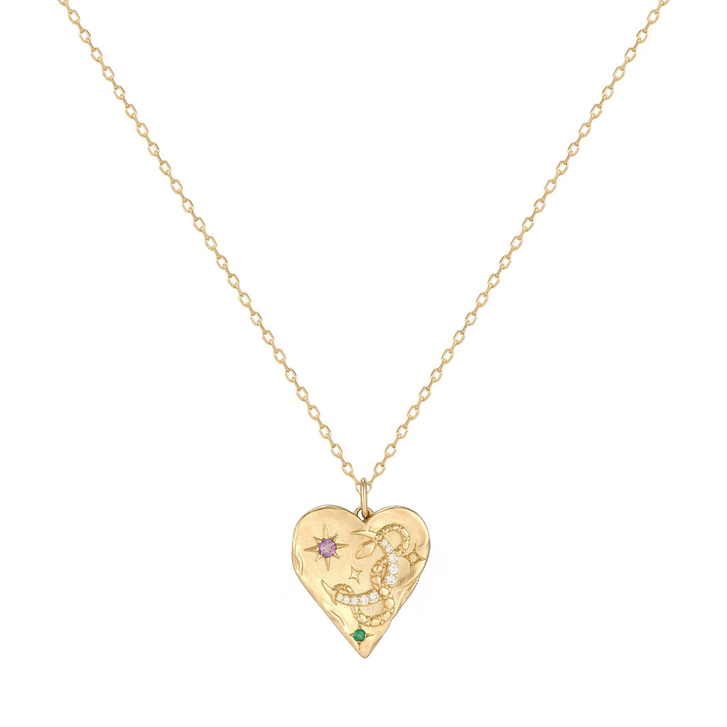 Serpent Constellation Amulet Necklace