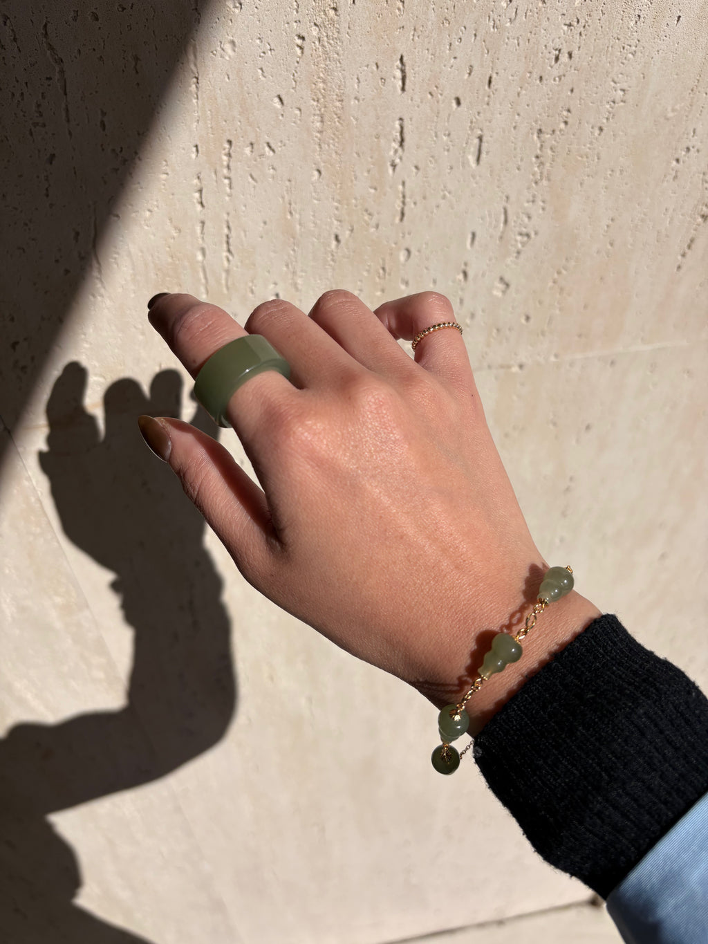 Hulu Blessing Jade Bracelet