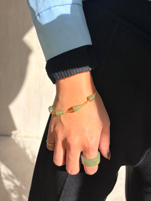 Hulu Blessing Jade Bracelet