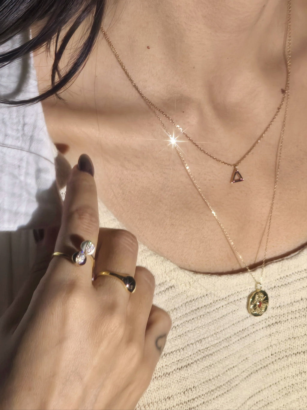Sunburst Serpent Amulet Necklace