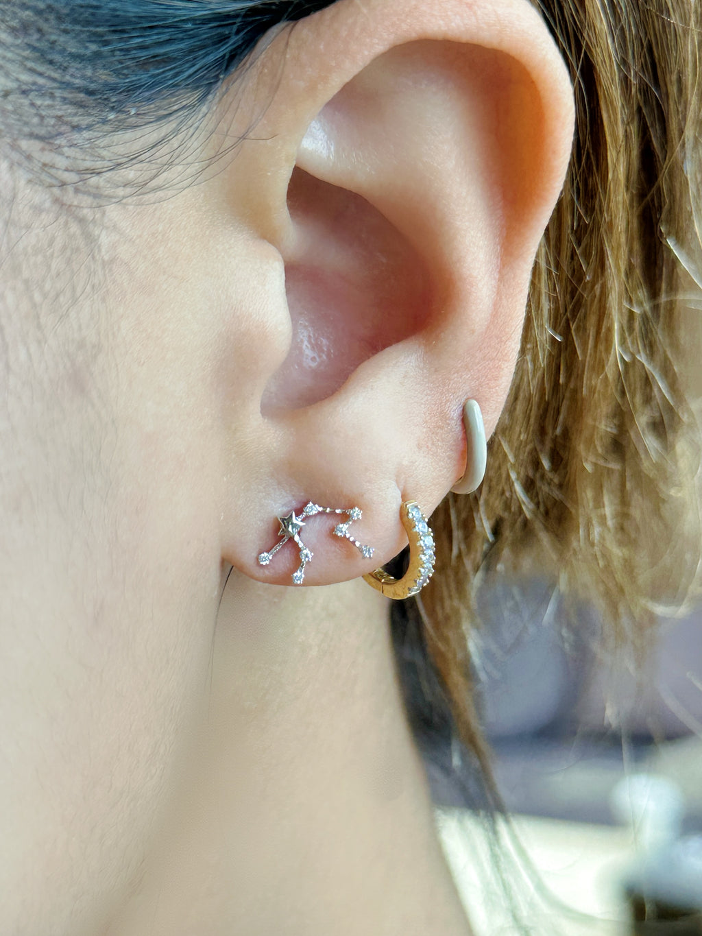 Zodiac Stud Earring - Aquarius