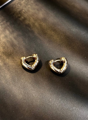 Heartbeat Hoop Earring