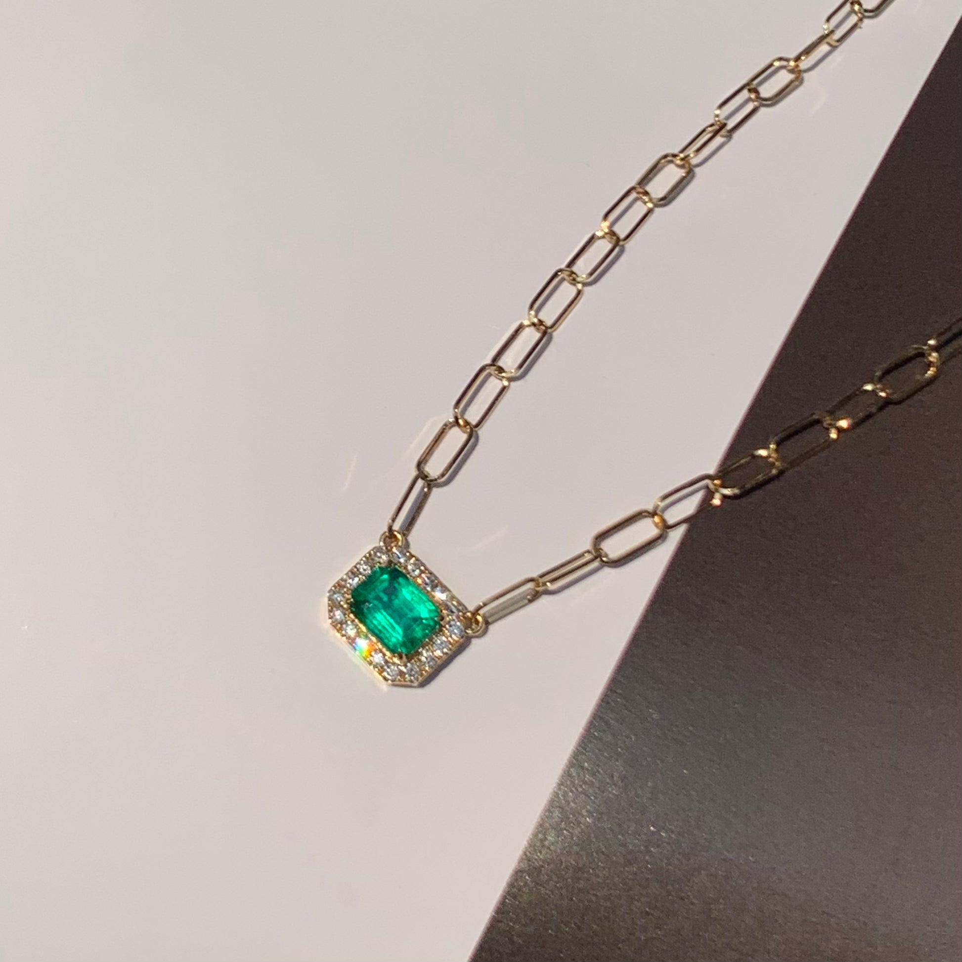 The Green Hour Emerald Necklace