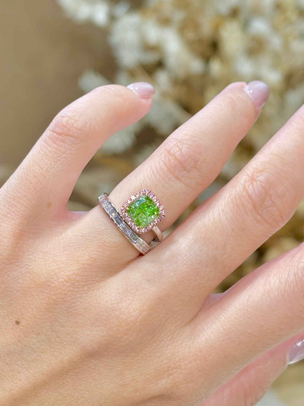 Forêt Green Diamond Ring