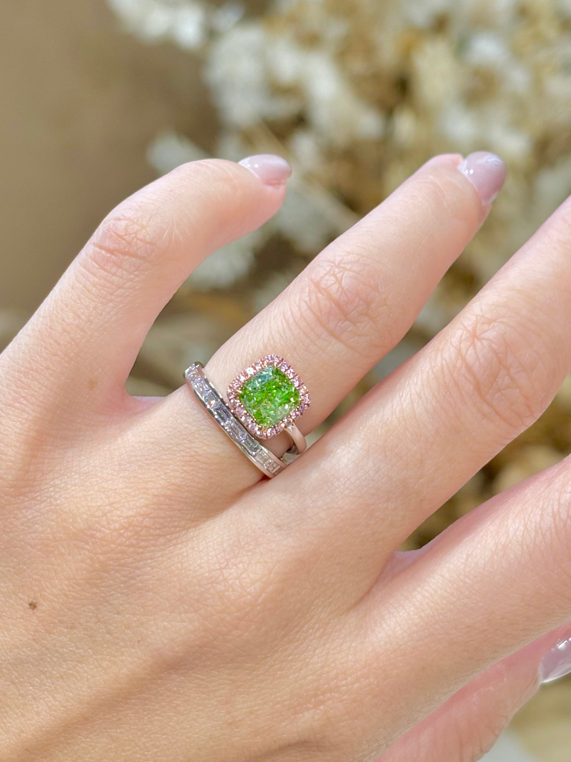 Forêt Green Diamond Ring