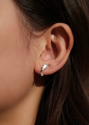 Sirus Marquise Diamond Flatback Earring
