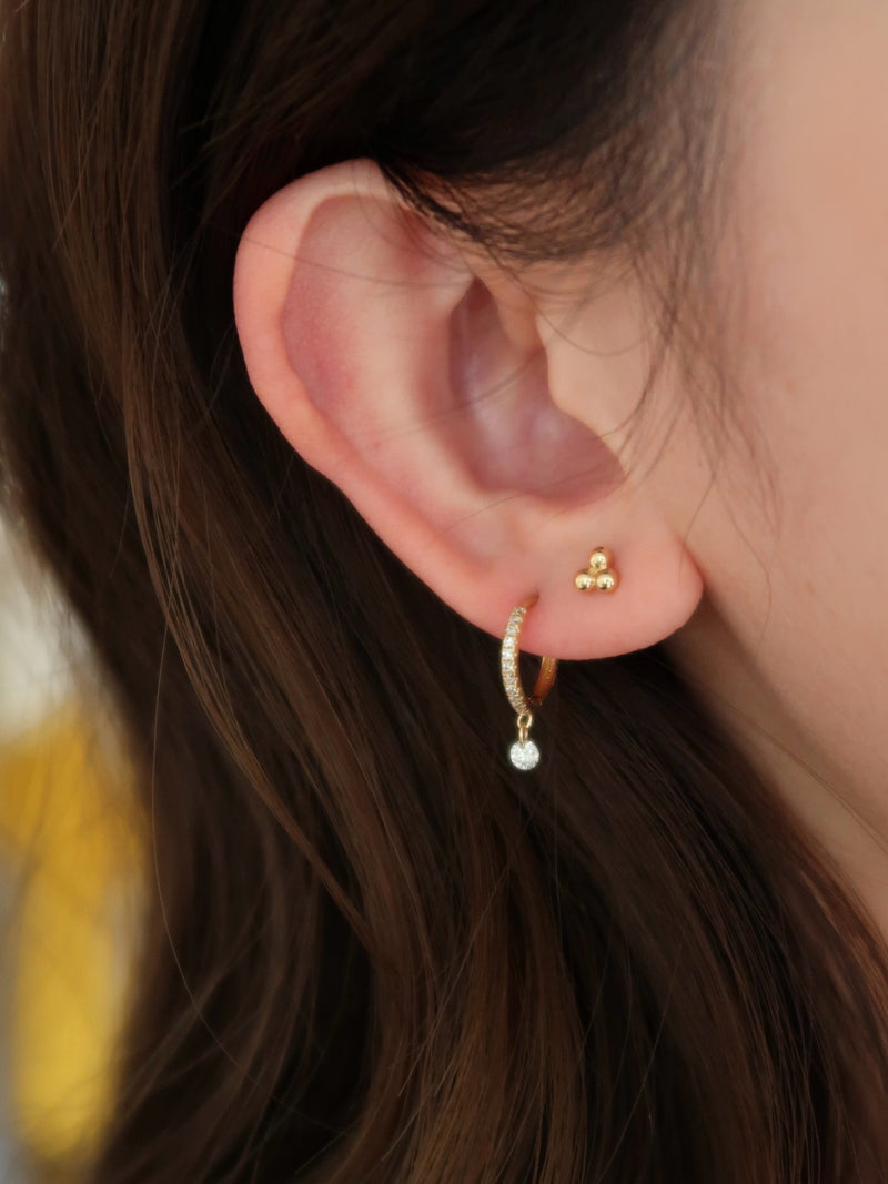 ORBA FLATBACK EARRING