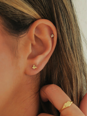 Lélia Butterfly Flatback Earring