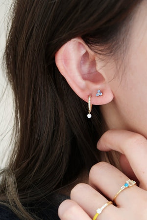 Trinity Flatback Earring
