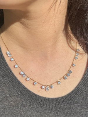 En L'air Floating Diamond Necklace