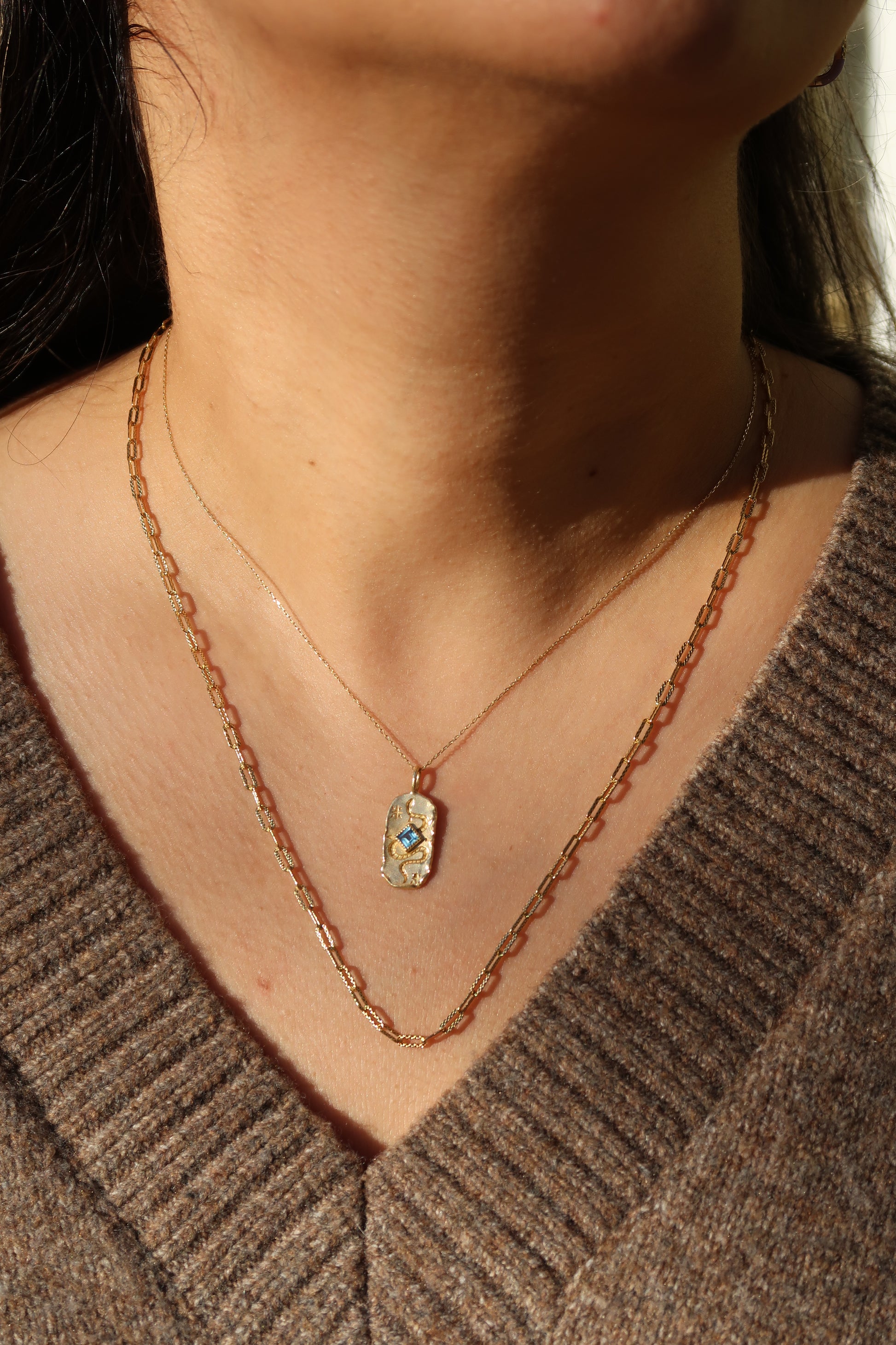 Serpent Amulet Necklace