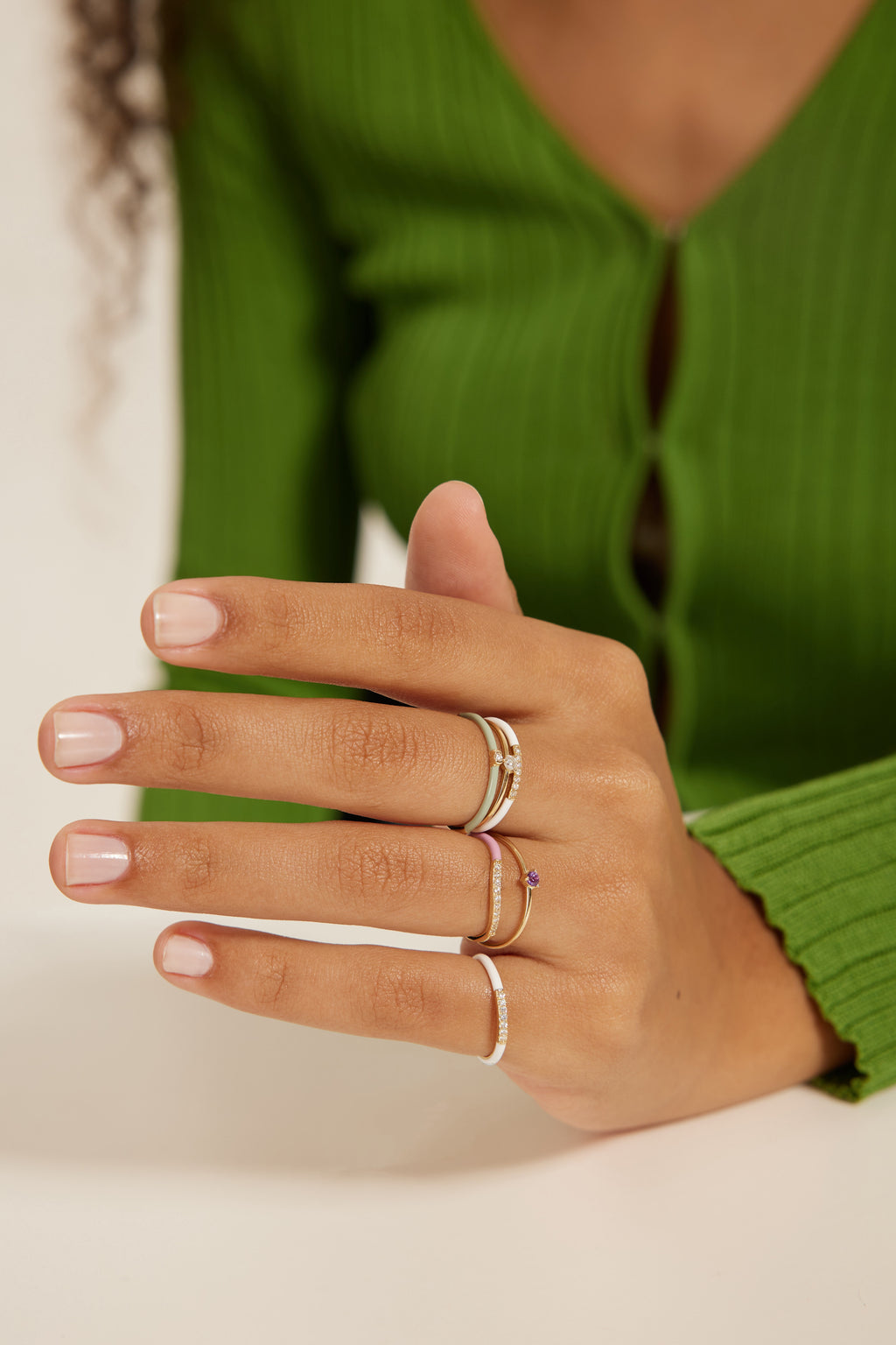 July Birthstone Solitaire Ring