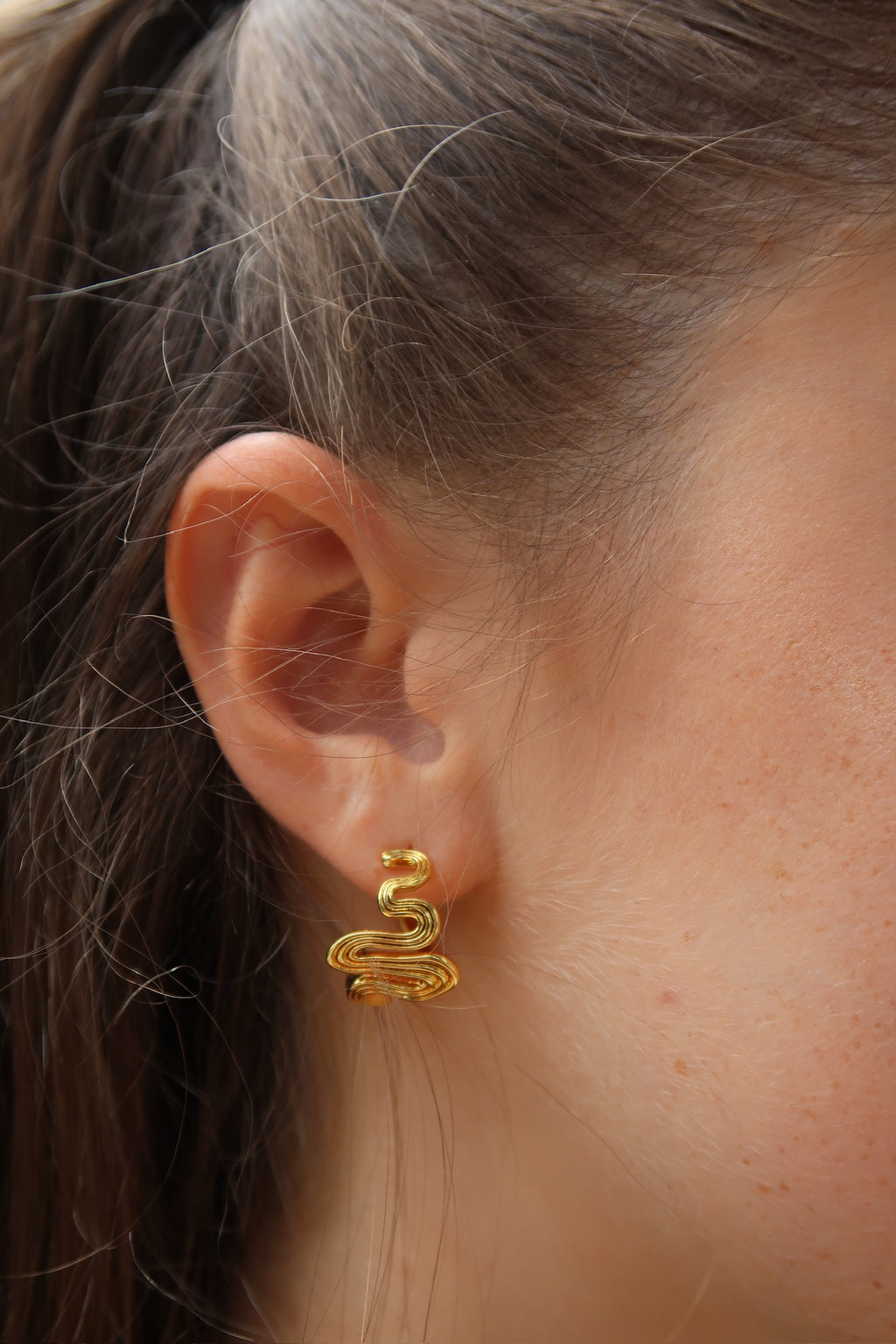 Athena Hoop Earrings