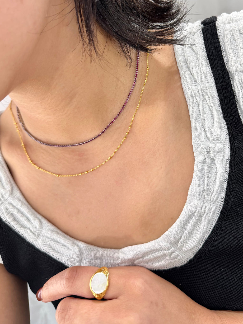 Lumi Dot Chain Necklace