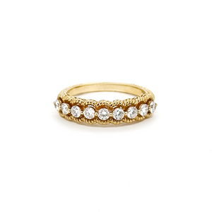 18K Gold Diamond Ring