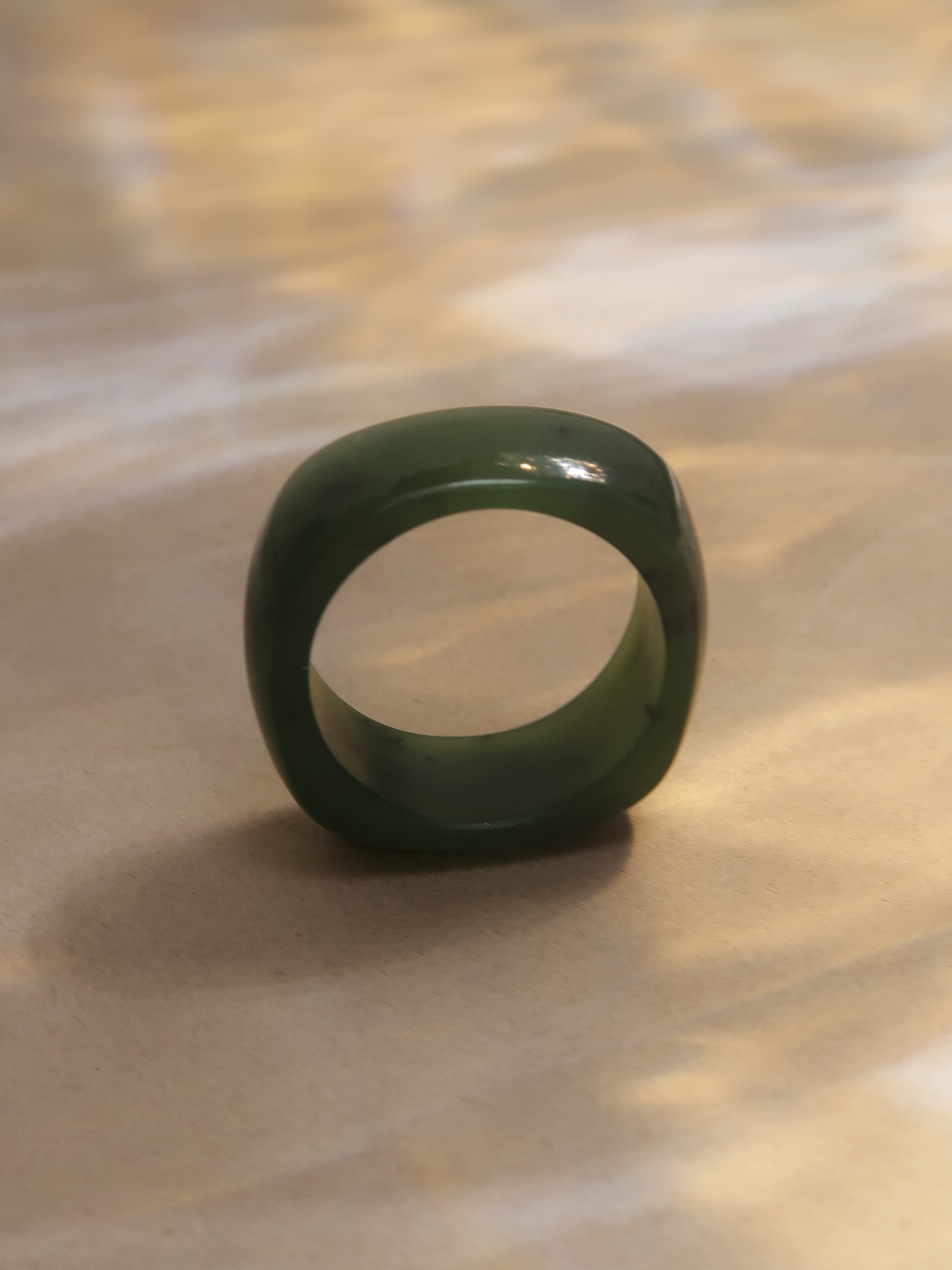 Olive Jade Ring