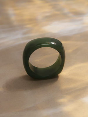 Olive Jade Ring