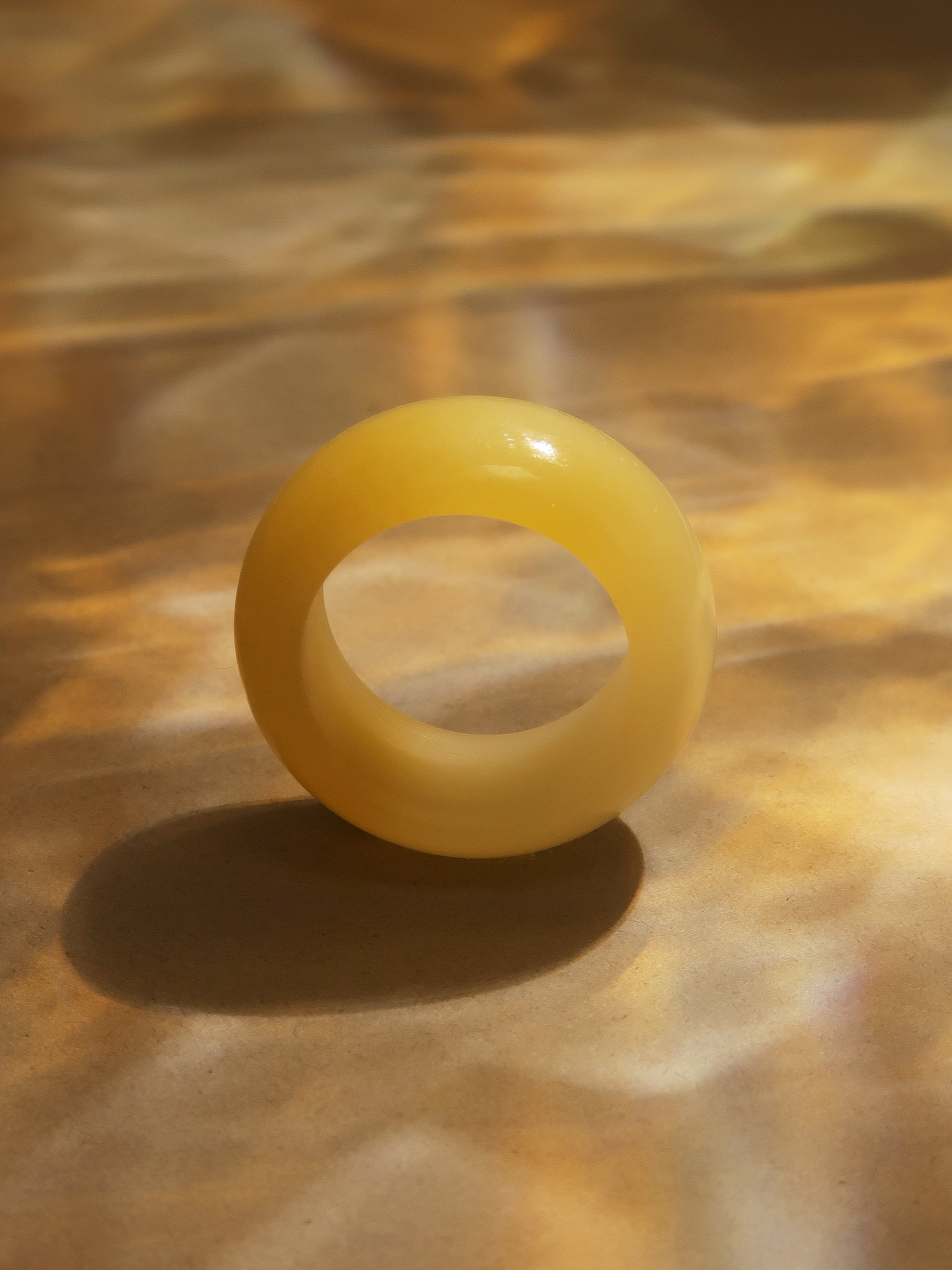 Honey Jade Ring